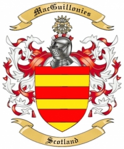 Mac Guillonies Family Crest from Scotland