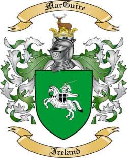 Mac Guire Family Crest from Ireland