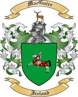 Mac Guire Family Crest from Ireland2