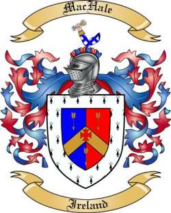 Mac Hale Family Crest from Ireland