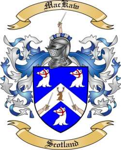 Mac Kaw Family Crest from Scotland2