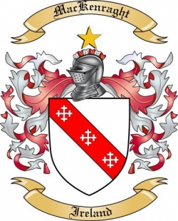 Mac Kenraght Family Crest from Ireland
