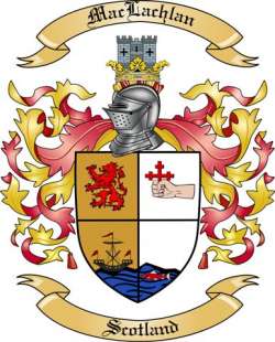 Mac Lachlan Family Crest from Scotland