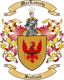Mac Laverty Family Crest from Scotland