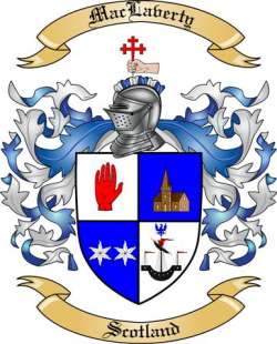 Mac Laverty Family Crest from Scotland2