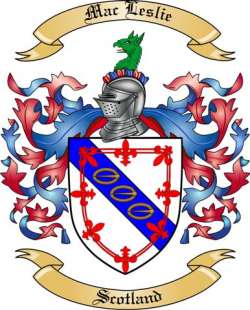 Mac Leslie Family Crest from Scotland