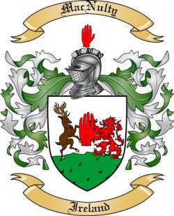 Mac Nulty Family Crest from Ireland