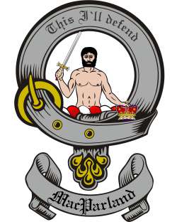 Mac Parland Family Crest from Scotland2