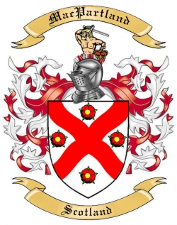 Mac Partland Family Crest from Scotland1