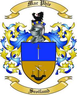 Mac Phie Family Crest from Scotland