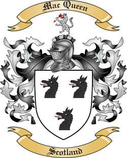 Mac Queen Family Crest from Scotland2