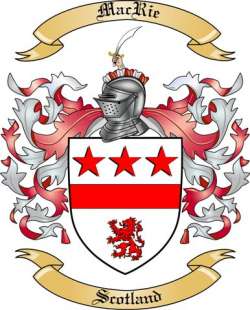 Mac Rie Family Crest from Scotland2