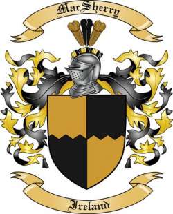 Mac Sherry Family Crest from Ireland2