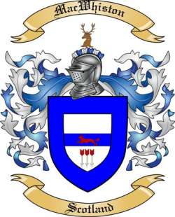 Mac Whiston Family Crest from Scotland