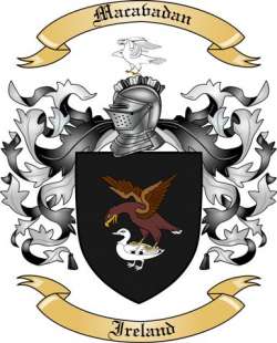 Macavadan Family Crest from Ireland