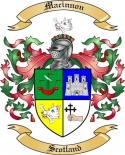 Macinnon Family Crest from Scotland