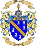 Maddox Family Crest from England