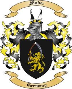 Mader Family Crest from Germany