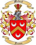 Madeuf Family Crest from France