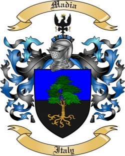 Madia Family Crest from Italy