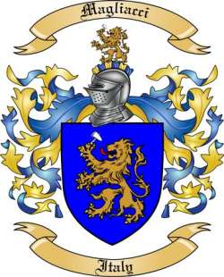 Magliacci Family Crest from Italy