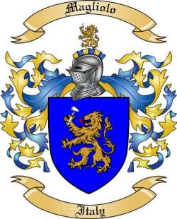 Magliolo Family Crest from Italy