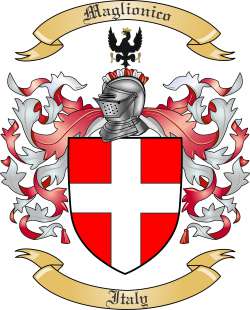 Maglionico Family Crest from Italy