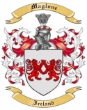 Maglone Family Crest from Ireland