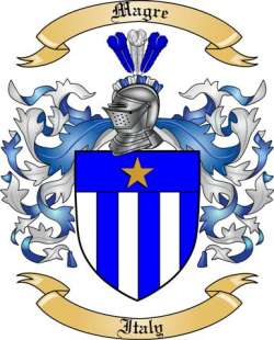 Magre Family Crest from Italy
