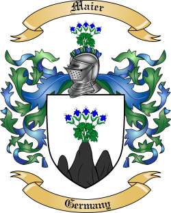 Maier Family Crest from Germany(2)