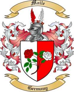 Maile Family Crest from Germany