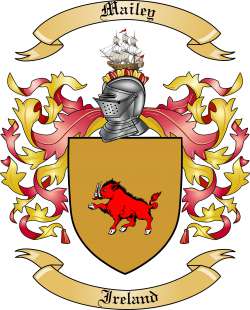 Mailey Family Crest from Ireland