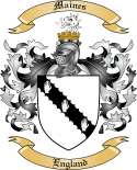 Maines Family Crest from England