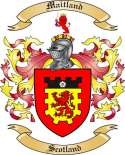 Maitland Family Crest from Scotland