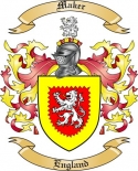 Maker Family Crest from England