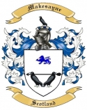Makesayne Family Crest from Scotland