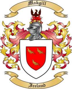 Makgill Family Crest from Ireland