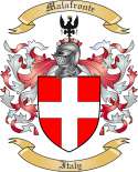 Malafronte Family Crest from Italy