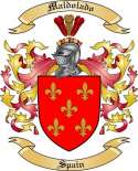 Maldolado Family Crest from Spain