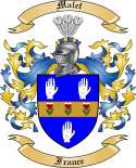 Malet Family Crest from France
