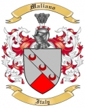 Maliano Family Crest from Italy