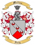 Malino Family Crest from Italy