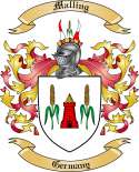 Malling Family Crest from Germany