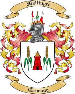 Mallinger Family Crest from Germany