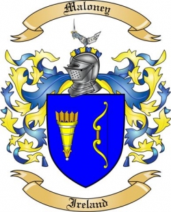 Maloney Family Crest from Ireland