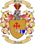 Malroy Family Crest from Ireland