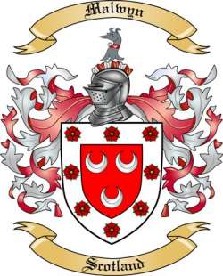 Malwyn Family Crest from Scotland