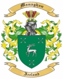 Managhan Family Crest from Ireland