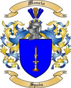 Mancia Family Crest from Spain