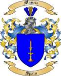 Mancia Family Crest from Spain